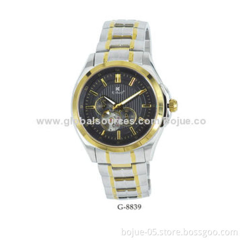 Stainless steel luxury watch for men